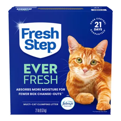 Fresh Step Outstretch Long Lasting Clumping Litter with Febreze, Box - Image 1