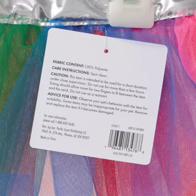 Life of the Party® Rainbow Dog Tutu - Image 6