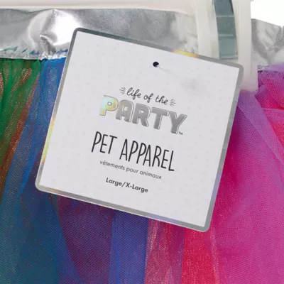 Life of the Party® Rainbow Dog Tutu - Image 5
