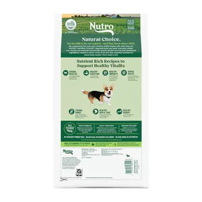 Nutro Natural Choice Adult Dry Dog Food - Salmon & Brown Rice, Small Bites - Image 8