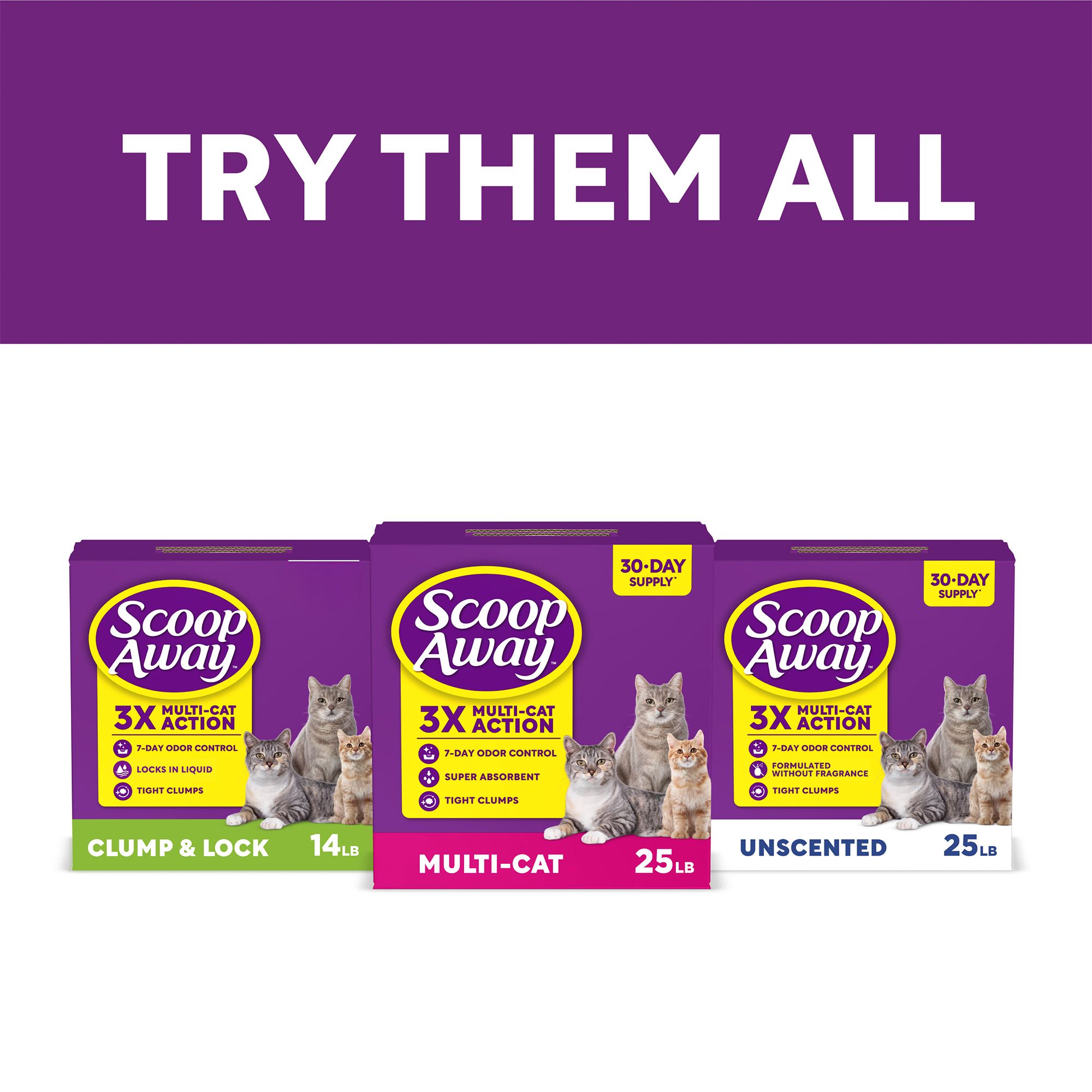 Scoop Away Multi-Cat Clumping Cat Litter - Meadow Fresh Scent, Clumping - thumbnail 8