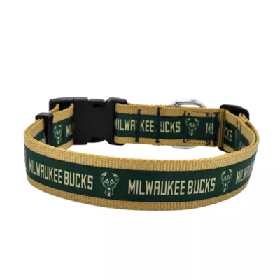 Pets First Milwaukee Bucks Satin Collar - Image 1