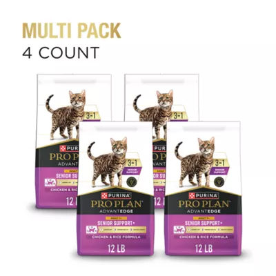 Purina Pro Plan Adult 7+ Dry Cat Food - Senior Support+, Chicken & Rice - Image 2