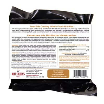 The Butcher's Pup Adult Frozen Dog Food - Sausages in Natural Casing, 4 Count - Image 7