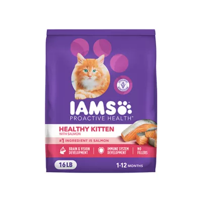 IAMS Proactive Health™ Kitten Cat Dry Food - Healthy Kitten, Salmon - Image 1