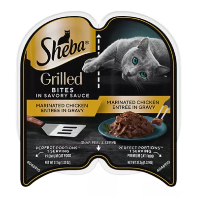 Sheba® Perfect Portions™ Adult Wet Cat Food - Grilled Bites In Sauce, 2.65 Oz - Image 1