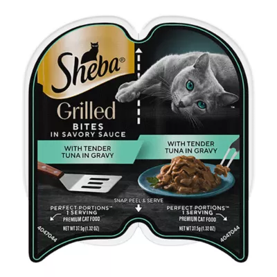 Sheba® Perfect Portions™ Adult Wet Cat Food - Grilled Bites In Sauce, 2.65 Oz - Image 1