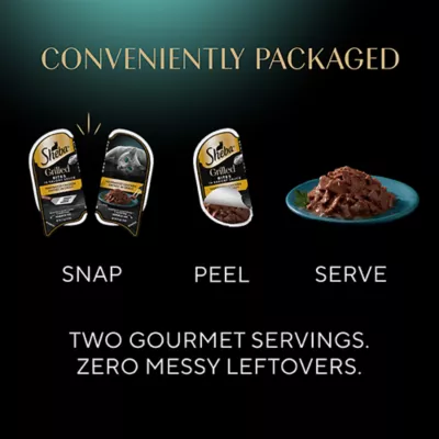 Sheba® Perfect Portions™ Adult Wet Cat Food - Grilled Bites In Sauce, Variety Pack, 24 Ct 63.4 - Image 4