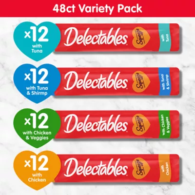 Hartz Delectables™ Squeeze Up® Lickable Cat Treat - Tuna & Chicken Variety Pack, 48 Ct - Image 6