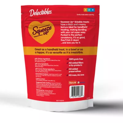 Hartz Delectables™ Squeeze Up® Lickable Cat Treat - Chicken, Tuna, & Shrimp Variety Pack, 24 C - Image 7