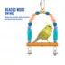 All Living Things® Beaded Wood Swing - Pet Bird Cage Swing for Small Birds image thumbnail 4