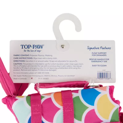 Top Paw® Flotation Aid, Mermaid - Image 6