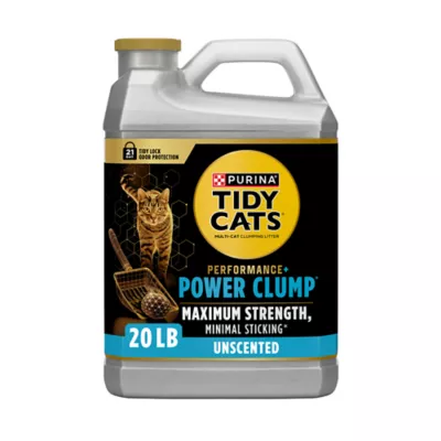 Purina® Tidy Cats® Performance Plus Multi-Cat Clay Cat Litter - Unscented, Max Strength, Power Clump - Image 1