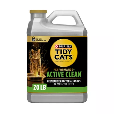Purina® Tidy Cats® Performance Plus Mutli-Cat Clay Cat Litter - Scented, Active Clean, Natural - Image 1