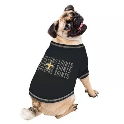 Pets First New Orleans Saints Stripe T-Shirt - Image 2