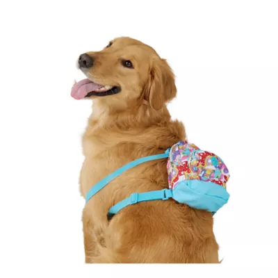 Life of the Party® Rainbow Dog Backpack - Image 1