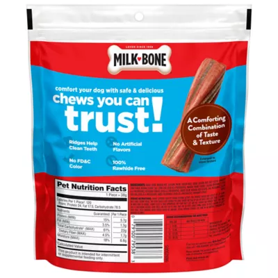 Milkbone Comfort Chews Adult Dog Chew - Beef Flavor 6 ct - Image 2