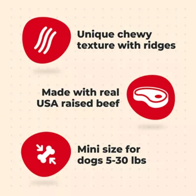 Milkbone Comfort Chews Adult Dog Chew - Beef Flavor 6 ct - Image 4