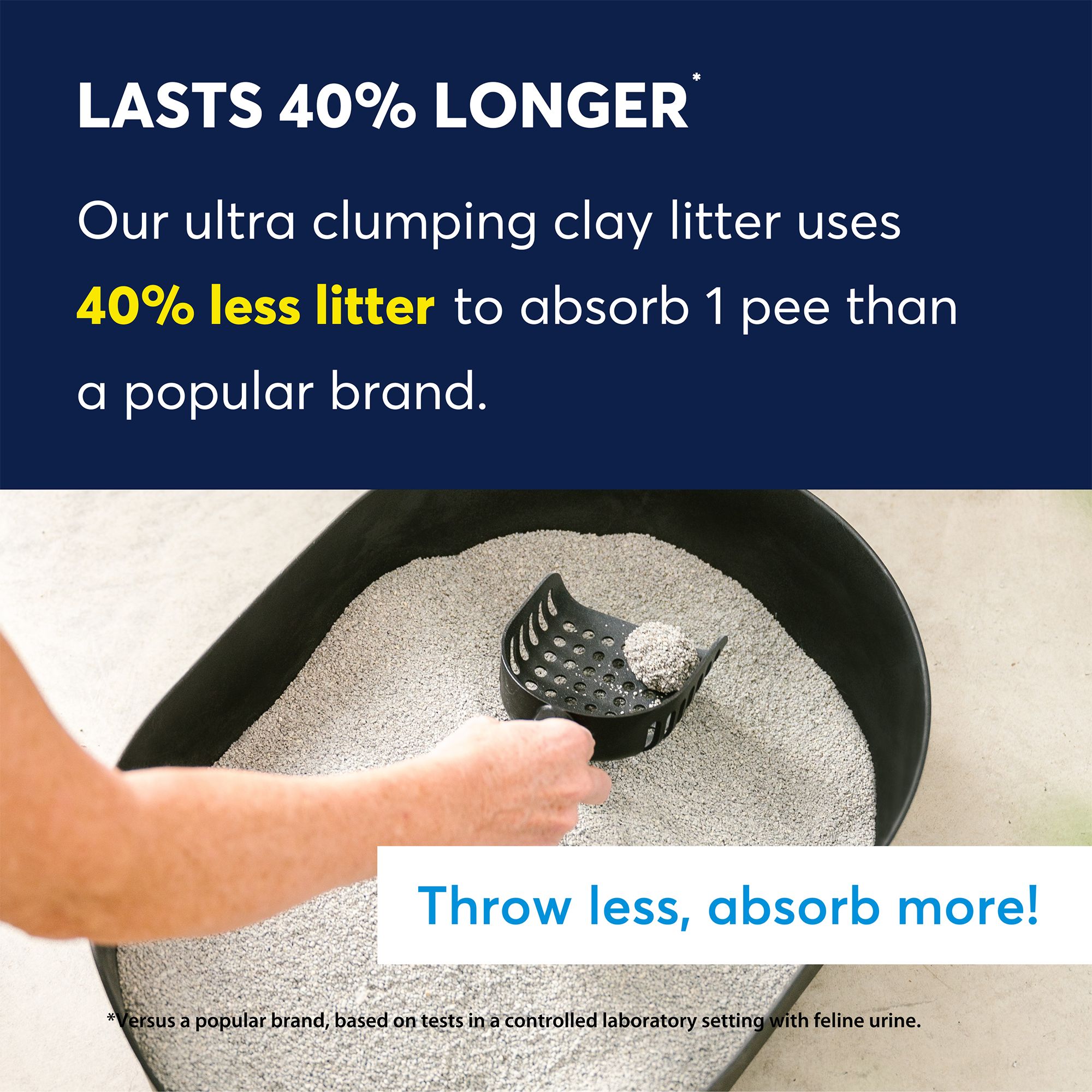 OdorLock Multi-Cat Clay Cat Litter - Odor Control, Unscented, Clumping, 25Lb - thumbnail 3