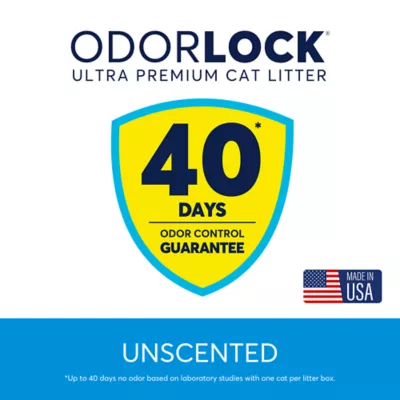 OdorLock Unscented Clumping Clay Cat Litter - 25Lb - Image 3