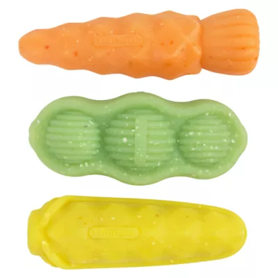 Pupstages Flex-Force Veggie Trio Dog Toys 3-Pack - Image 1