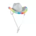 Life of the Party® Silver Cowboy Hat for Dogs image thumbnail 2