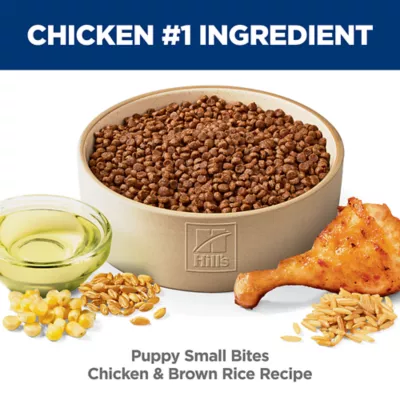 Hill's Science Diet Puppy Small Bites Chicken & Brown Rice Recipe Dry Dog Food - Image 6