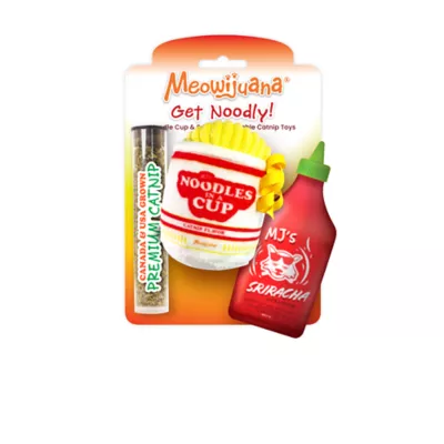 Meowijuana Noodle Sauce Refill Cat Toys 2-Pack - Image 1