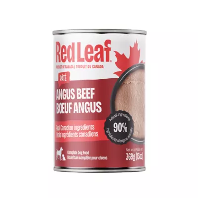 Red Leaf Angus Beef Pâté Dog Food, 369g - Image 1