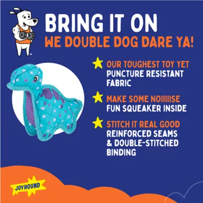 Joyhound 3D Rip Roarin' Apatosaurus Tough Dog Toy - Image 2