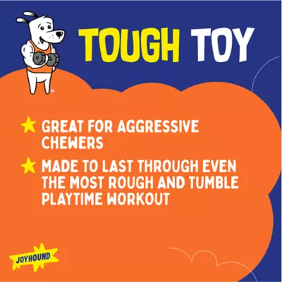 Joyhound 3D Rip Roarin' Stingray Tough Dog Toy - Image 4