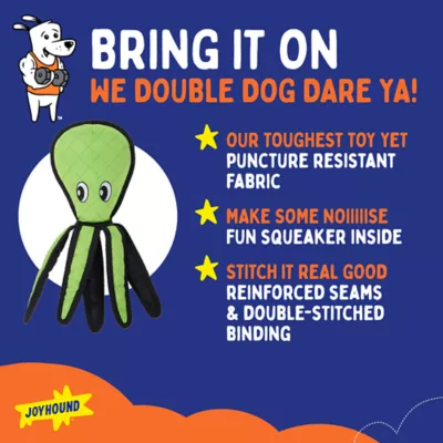 Joyhound 3D Rip Roarin' Octopus Tough Dog Toy - Image 2