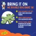 Joyhound 3D Rip Roarin' Lizard Tough Dog Toy image thumbnail 2