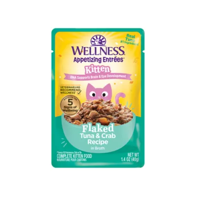 Wellness Appetizing Entrées Kitten Flaked Wet Food - Image 1