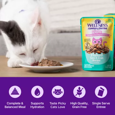 Wellness Appetizing Entrées Kitten Flaked Wet Food - Image 4