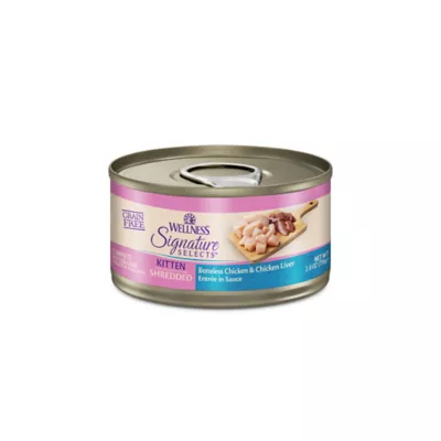 Wellness CORE Signature Selects Shredded Kitten Wet Cat Food 12 Pack - Image 1