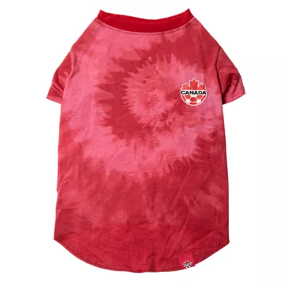 GMASON Team Canada Dog Red Tie Dye Tee - Image 2