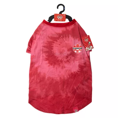 GMASON Team Canada Dog Red Tie Dye Tee - Image 4