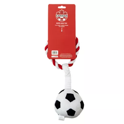 GMASON Team Canada Ball Rope Tug Dog Toy - Image 4