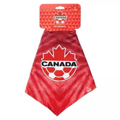 GMASON Team Canada Red Tie Dog Bandana - Image 4