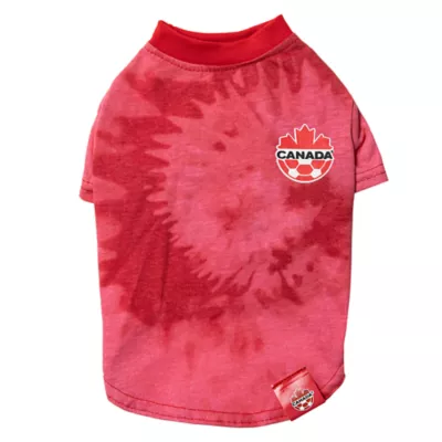 GMASON Team Canada Dog Red Tie Dye Tee - Image 2