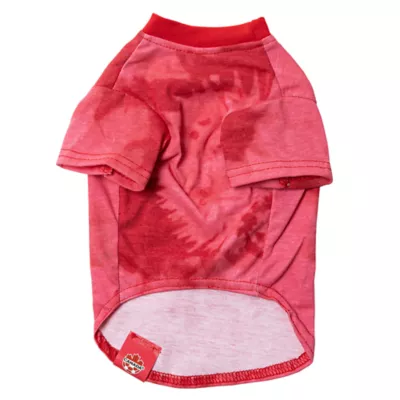 GMASON Team Canada Dog Red Tie Dye Tee - Image 3