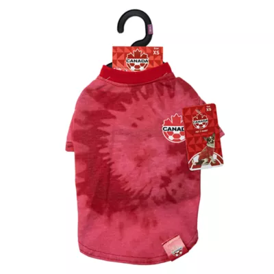 GMASON Team Canada Dog Red Tie Dye Tee - Image 4