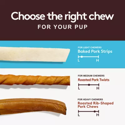 Pork Chomps Rawhide-Free Adult Dog Chews - Strips - Image 6