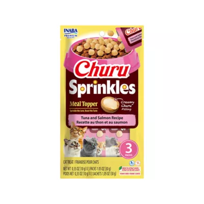 Inaba® Churu® Sprinkles Meal Topper Cat Treat - Tuna & Salmon, 3 Ct - Image 1