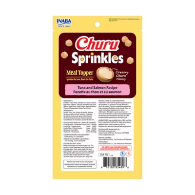 Inaba® Churu® Sprinkles Meal Topper Cat Treat - Tuna & Salmon, 3 Ct - Image 2