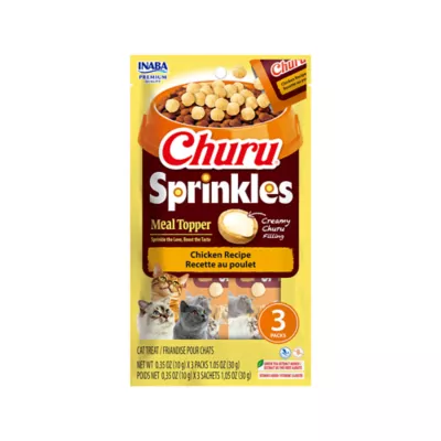 Inaba® Churu® Sprinkles Meal Topper Cat Treat - Chicken, 3 Ct - Image 1