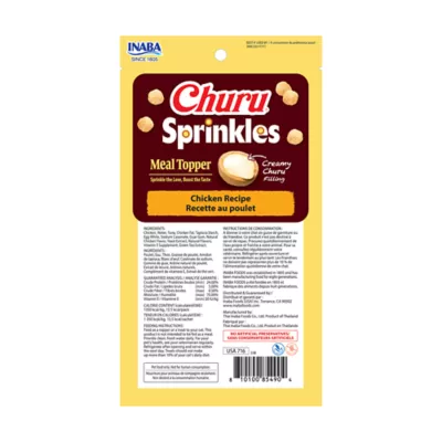 Inaba® Churu® Sprinkles Meal Topper Cat Treat - Chicken, 3 Ct - Image 2