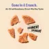 Three Dog Bakery Bark N' Crunch All Life Stages Dog Treats - Chicken Chips 8 oz image thumbnail 3