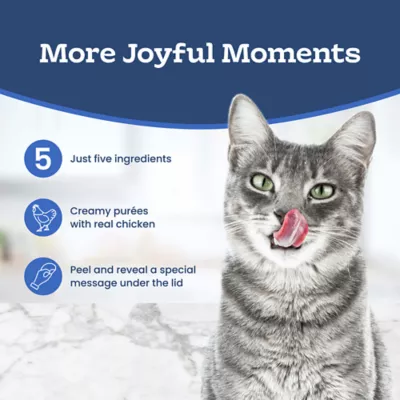 Blue Buffalo Tastefuls Purrfect Moments Lickable Adult Cat Treats - Creamy Puree, 1.2 Oz - Image 4